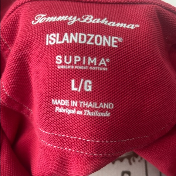 Tommy Bahama Men's Red Half-Zip Sweater size Large - Picture 5 of 5